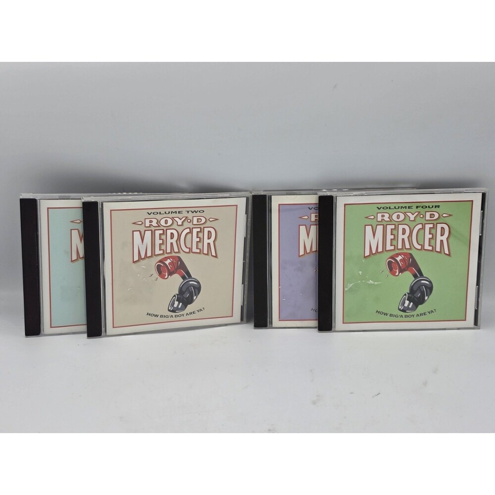 Roy D Mercer How Big’a Boy Are Ya? Volumes 1-4 CD Lot Capitol Comedy OOP 1 2 3 4